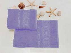 Полотенца из бамбука фиолетовые