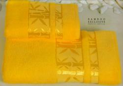 Бамбуковые полотенца купить желтые
