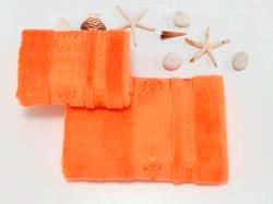 Полотенца из бамбука оранжевое