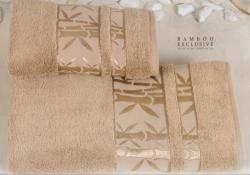 Полотенца из бамбука светло-коричневое